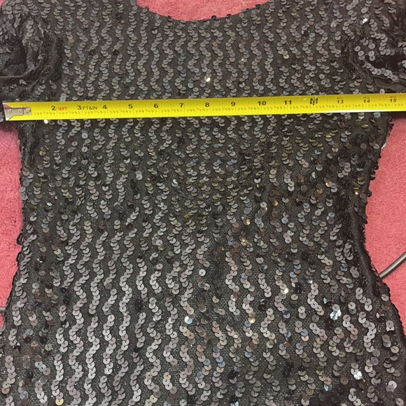 VINTAGE GLENROB SEQUIN Long Sleeve Dress size 4 - Picture 11 of 13